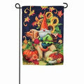 Harvest Gnome Garden Suede Flag