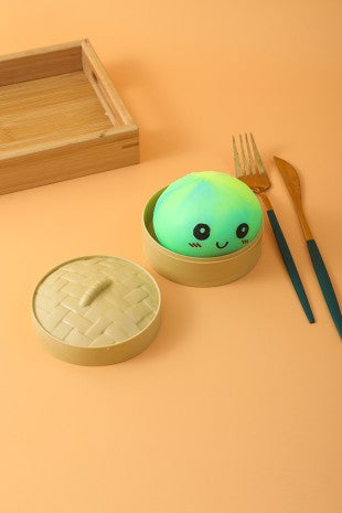 Tie Dye Dumpling Bun Stress Relief Squishy