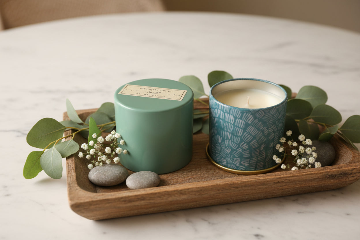 Magnolia Candle Tins