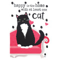 Magnolia - Flag Cat Happy Is The Home 13x18