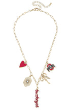 Canvas Style - Ohio State Buckeyes Paper Clip Charm Collector Necklace