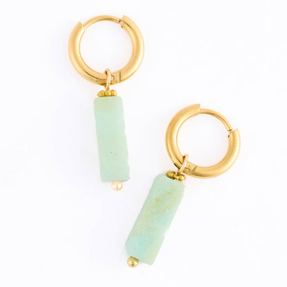 Howard's - Hoop Earrings Gemstone Bar Waterproof Jewelry Narelle