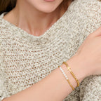 Howard's - Cross Bracelet Pearl Beaded Waterproof Narelle Duo Set