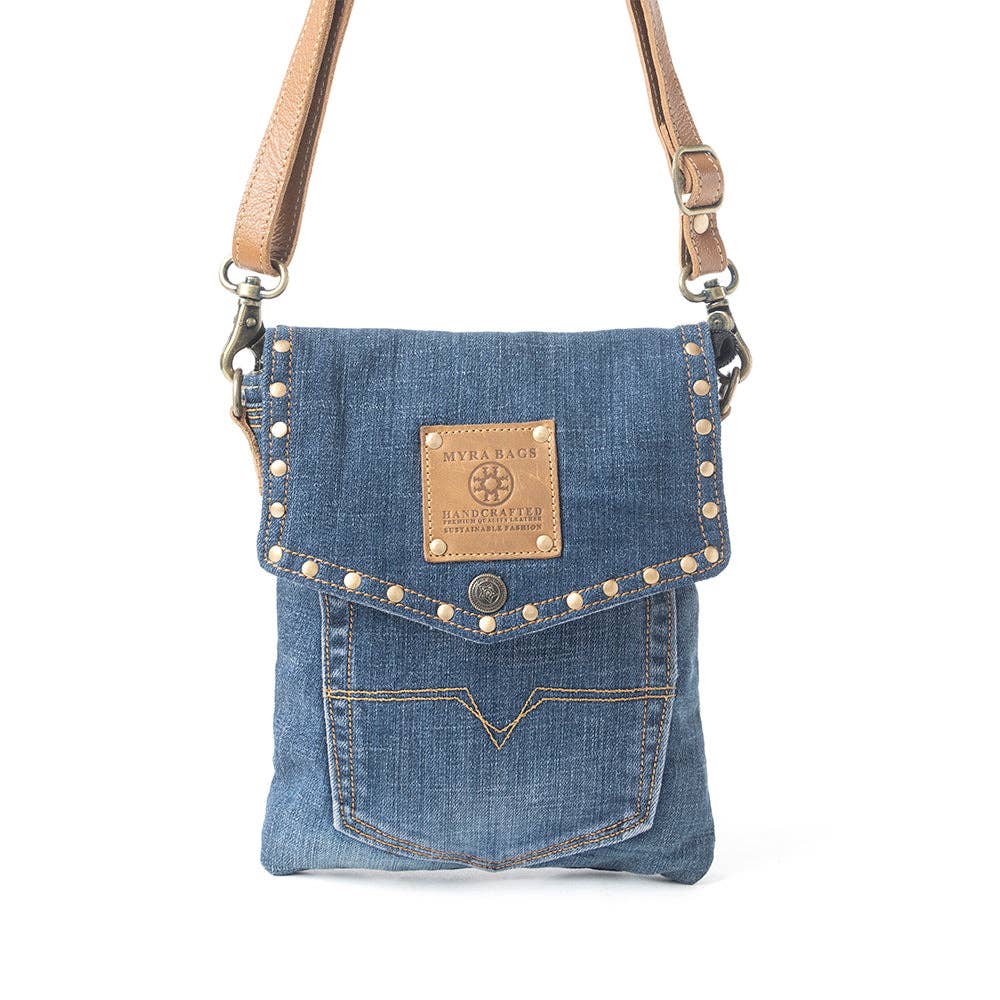 Myra Bag - Dahlia Denim Crossbody Bag
