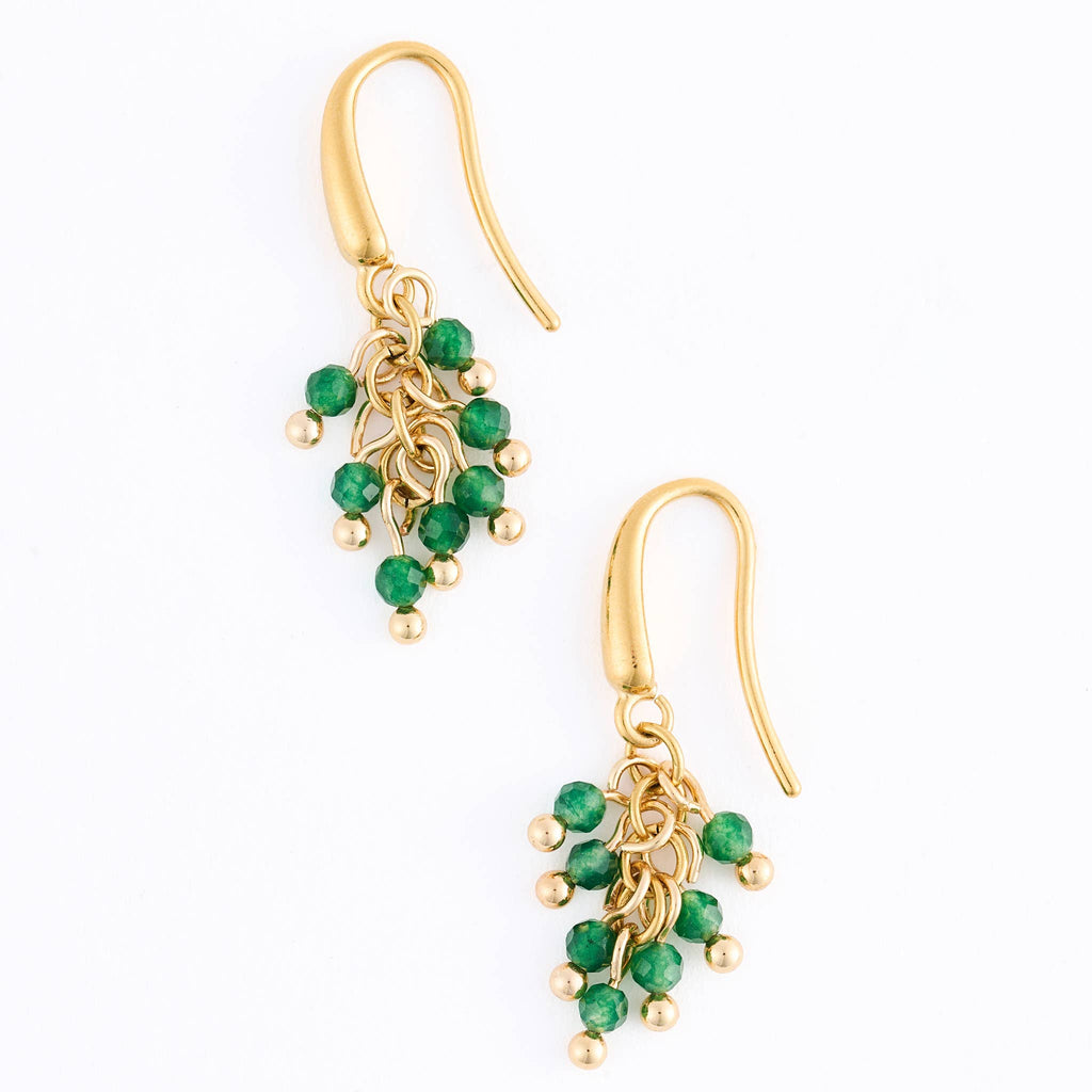Howard's - Waterproof Earrings Gemstone Beaded Drop Narelle Fringe