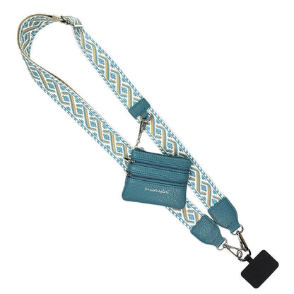 Save The Girls - Clip & Go Strap w/Zippered Pouch XOXO
