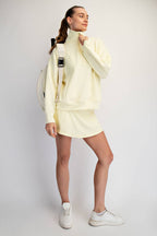 Rae Mode - MODAL SCUBA QUARTER ZIP FUNNEL NECK PULLOVER