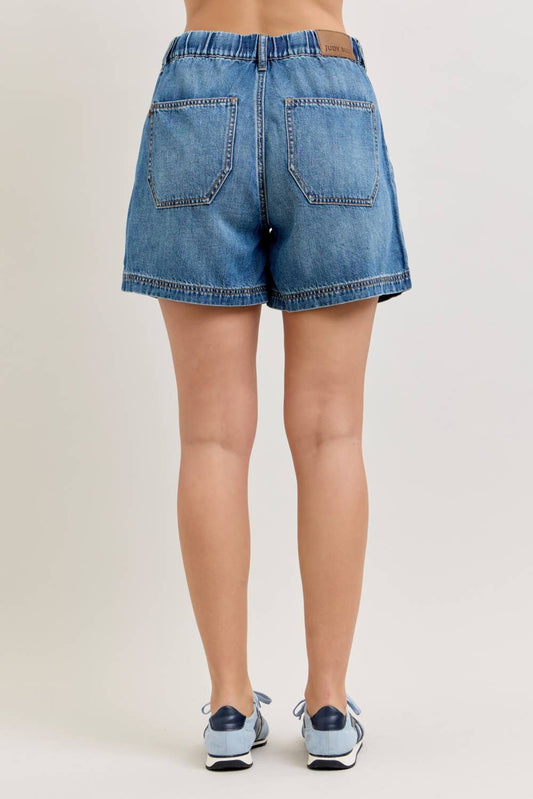 Judy Blue Jeans - HW Baggy Short Featherweight
