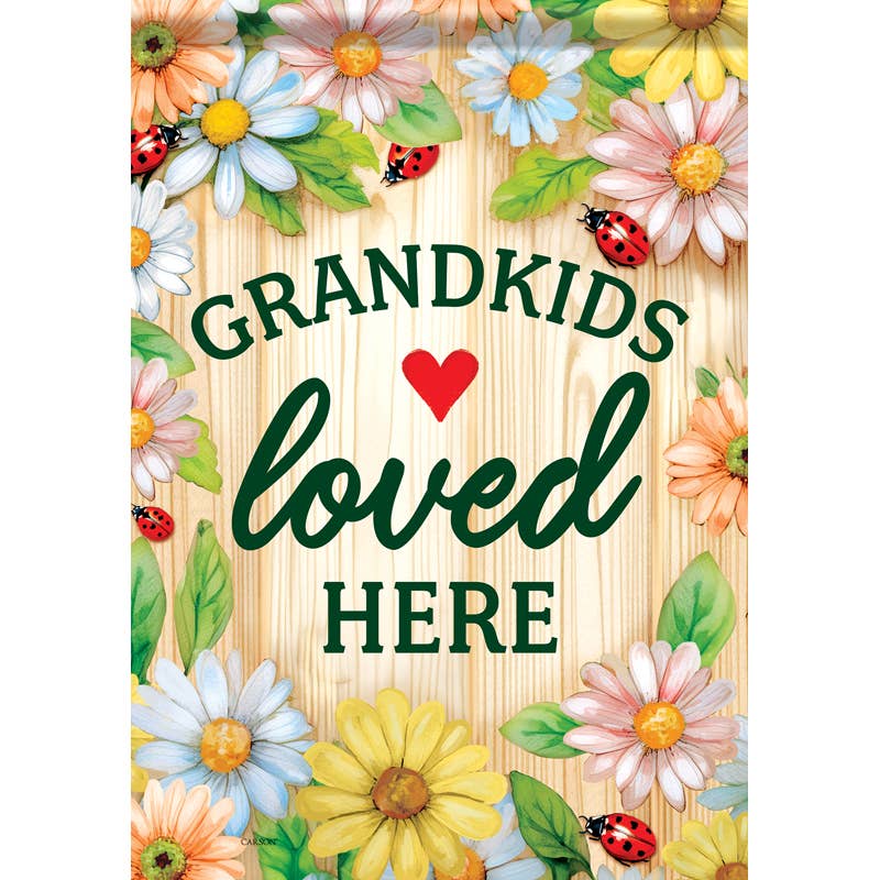 FlagTrends by Carson - "Grandkids" Dura Soft™ Garden Flag