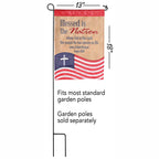 Magnolia - Flag Applique Blessed Nation 13x18
