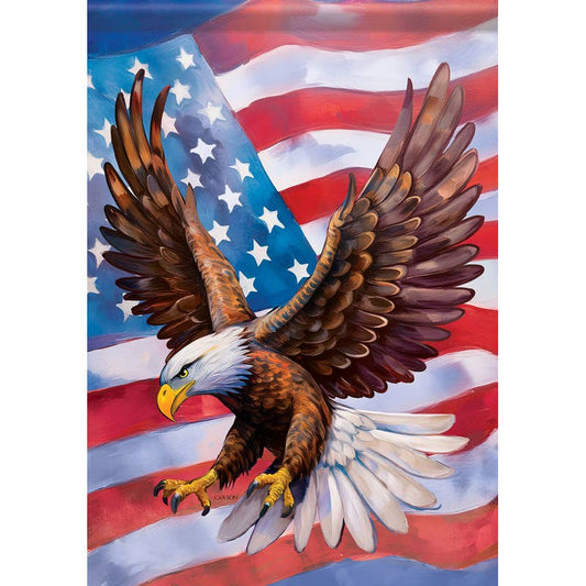 FlagTrends by Carson - "Eagle" Dura Soft™ Garden Flag