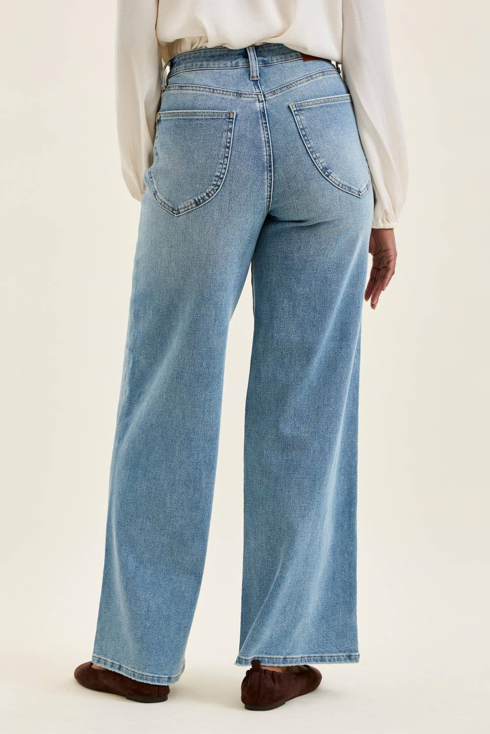 Judy Blue Jeans - HW ANGELINA Column w/ Harness Trim MD Crisp Blue