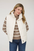 Misty SOLID ZIP UP PUFFER VEST