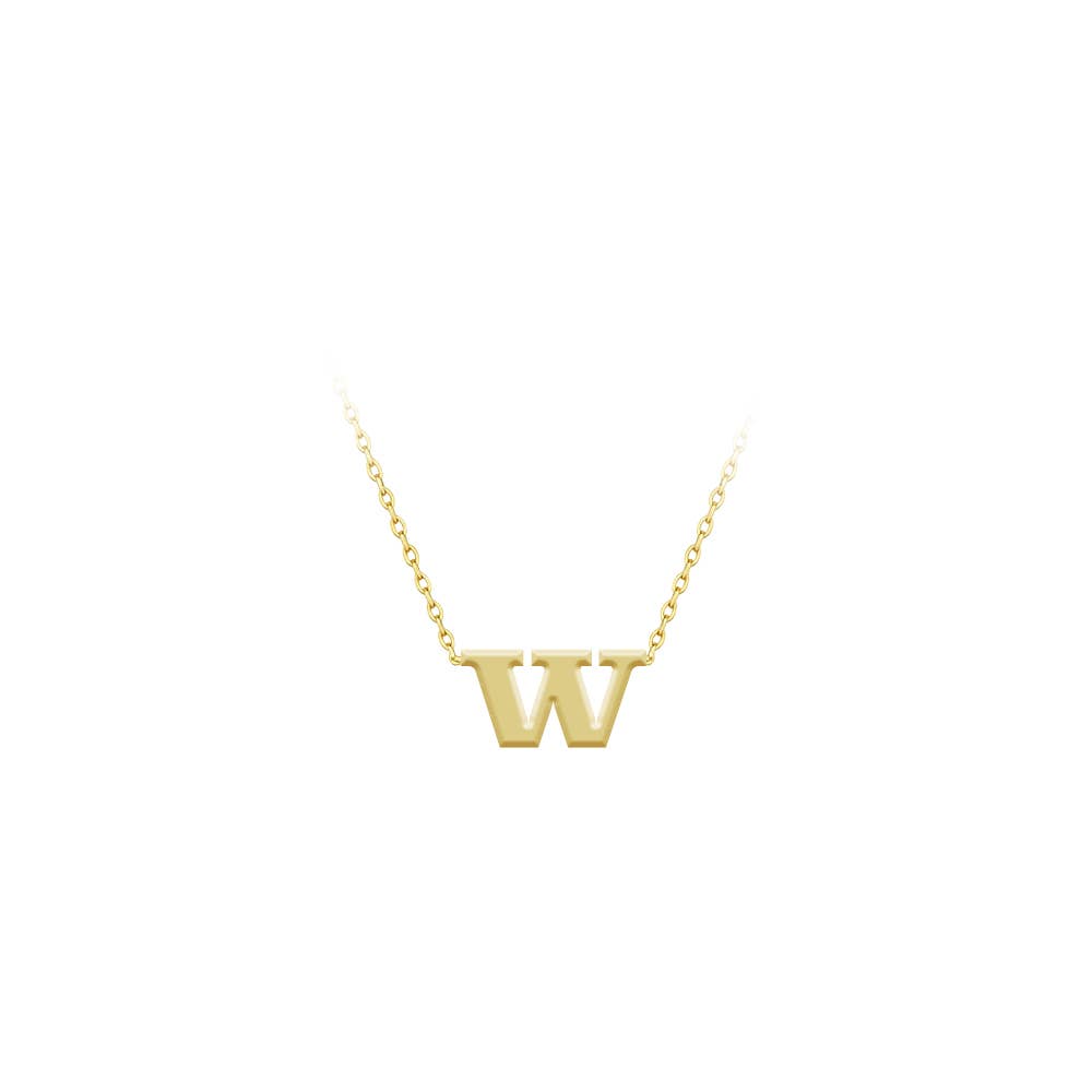 Maya J - Lower Case Mini Initial Necklaces