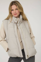 Misty SOLID ZIP UP PUFFER VEST