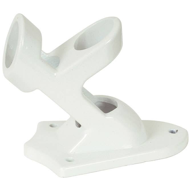 FlagTrends by Carson - FlagTrends White 2 Position Bracket