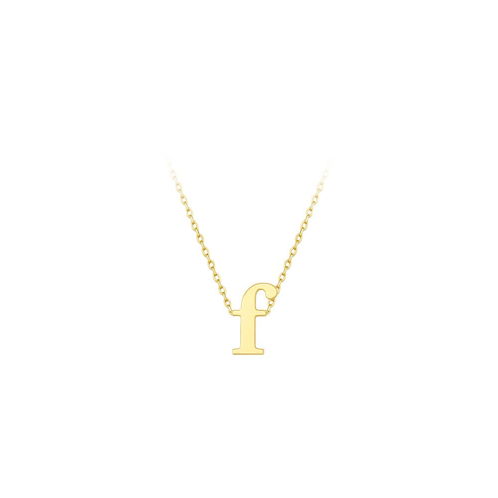 Maya J - Lower Case Mini Initial Necklaces