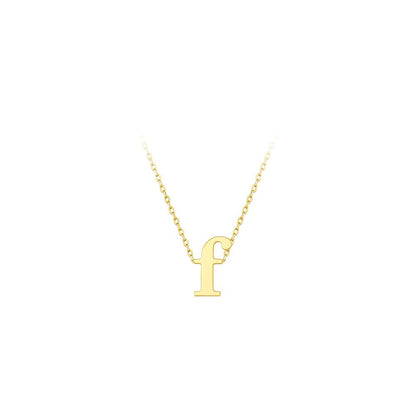 Maya J - Lower Case Mini Initial Necklaces