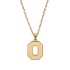 Canvas Style - Ohio State Buckeyes 24K Gold Plated Pendant Necklace