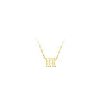 Maya J - Lower Case Mini Initial Necklaces