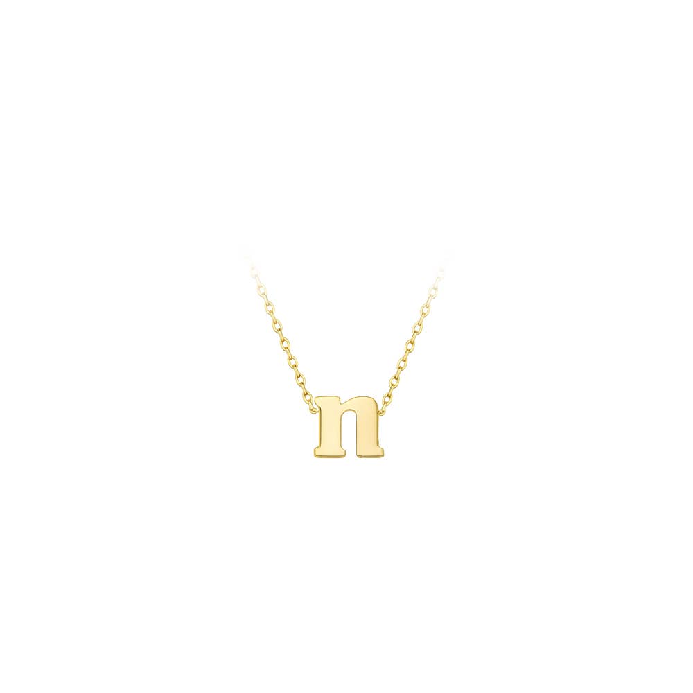 Maya J - Lower Case Mini Initial Necklaces