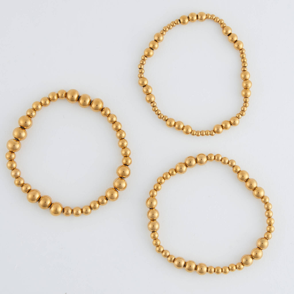 Howard's - Narelle Waterproof Stretch Graduated Ball Bracelet Set