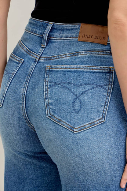 Judy Blue Jeans - MR Wide Crop Vintage Pkts & Wide Hem