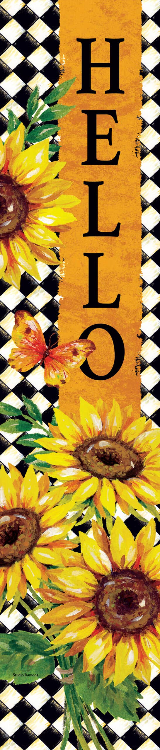 Custom Decor - Yard Expression-Sunflower Harlequin