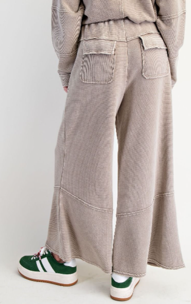 Easel Textured Thermal Washed Pants