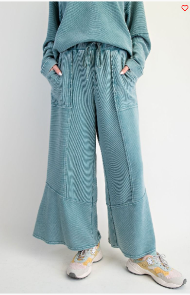 Easel Textured Thermal Washed Pants