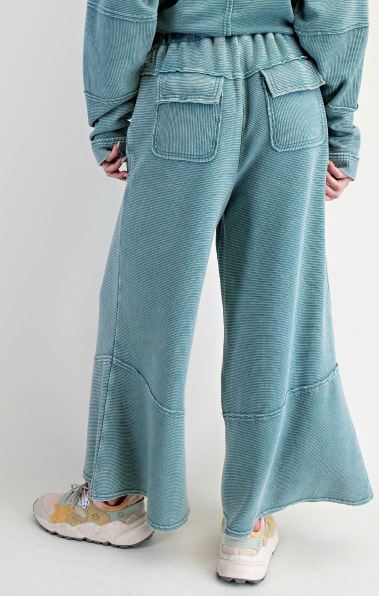 Easel Textured Thermal Washed Pants
