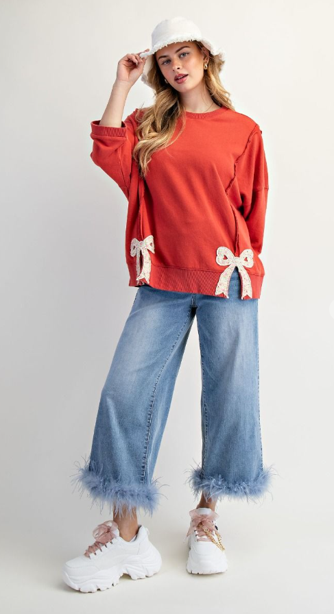Easel Bow Patch Shirt