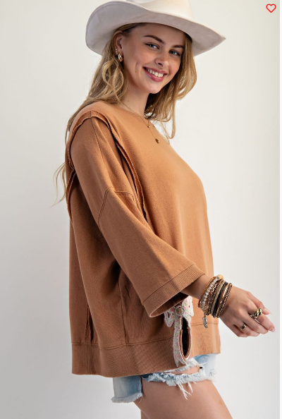 Easel Bow Patch Shirt