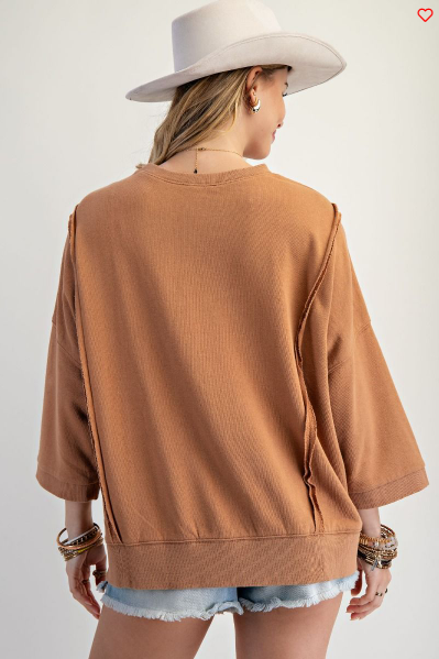 Easel Bow Patch Shirt