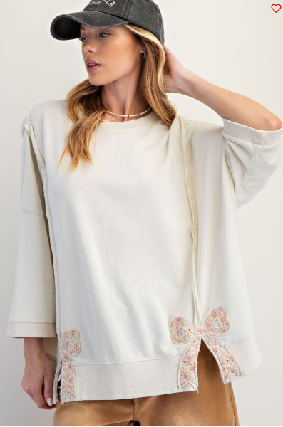 Easel Bow Patch Shirt