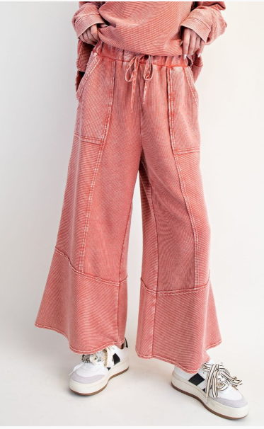 Easel Textured Thermal Washed Pants
