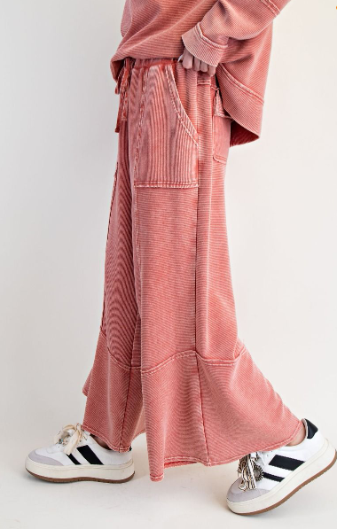 Easel Textured Thermal Washed Pants