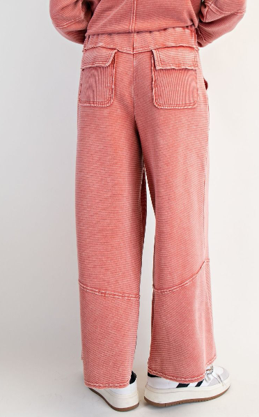 Easel Textured Thermal Washed Pants