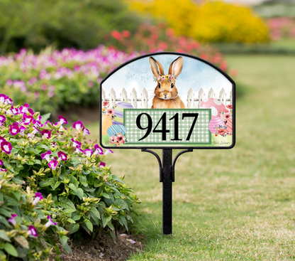 Nicole DeCamp Easter Bunny Yard DeSign 14" x 10"