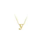 Maya J - Lower Case Mini Initial Necklaces