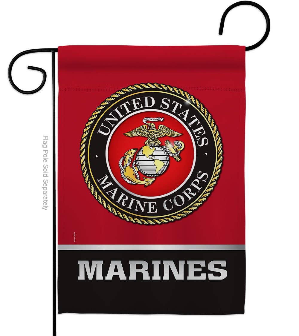 Two Group Flag Co - United State Armed Forces Military Marine Corps Decor Flag