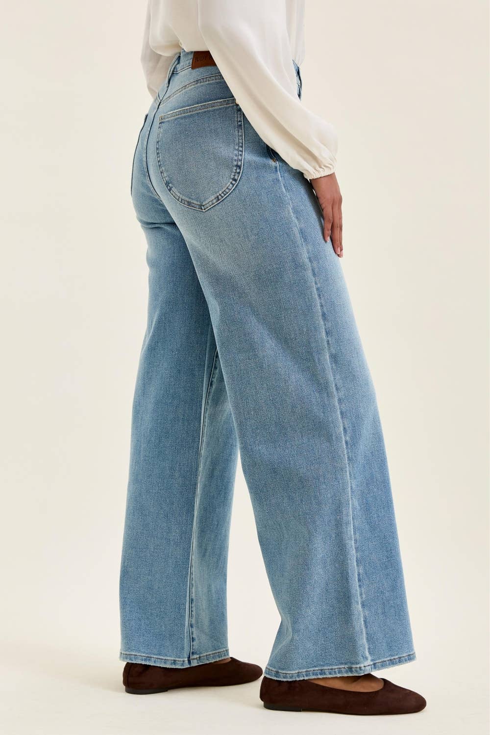 Judy Blue Jeans - HW ANGELINA Column w/ Harness Trim MD Crisp Blue