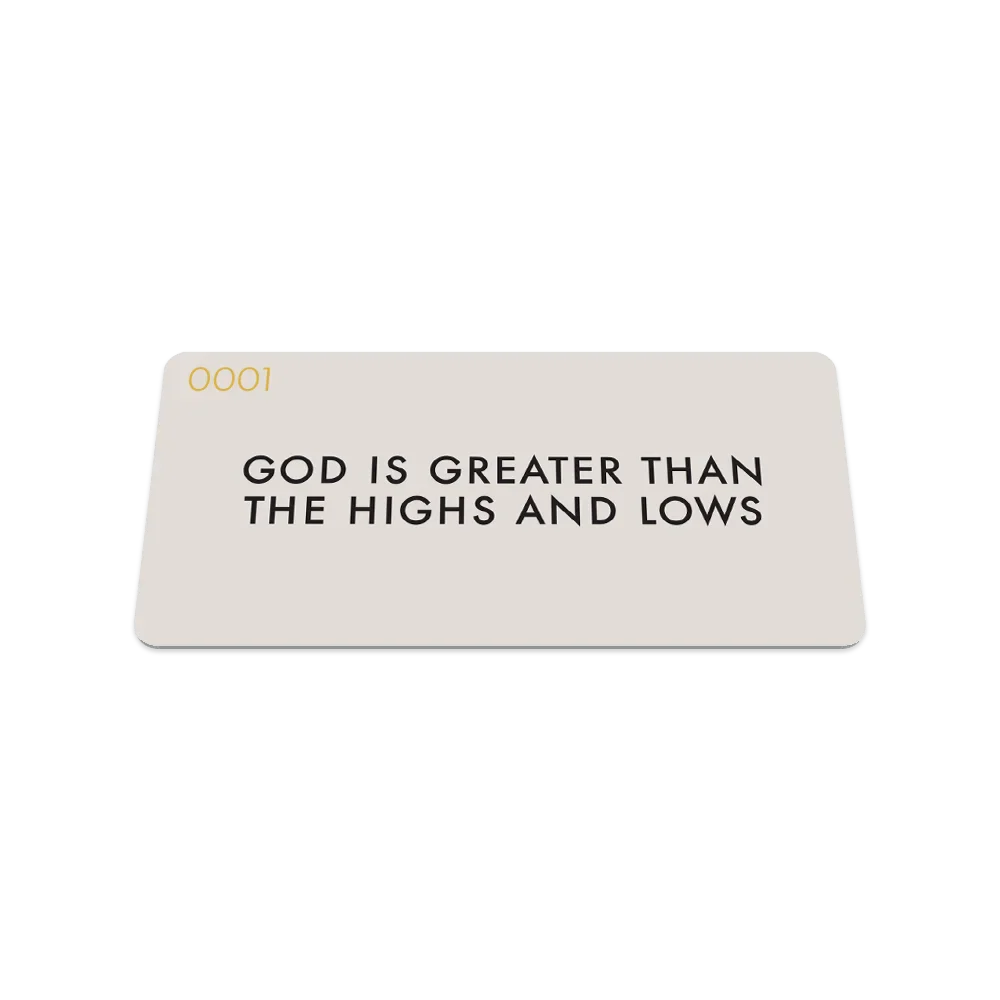 ZOX - God Is Greater Bible Verse Bracelet