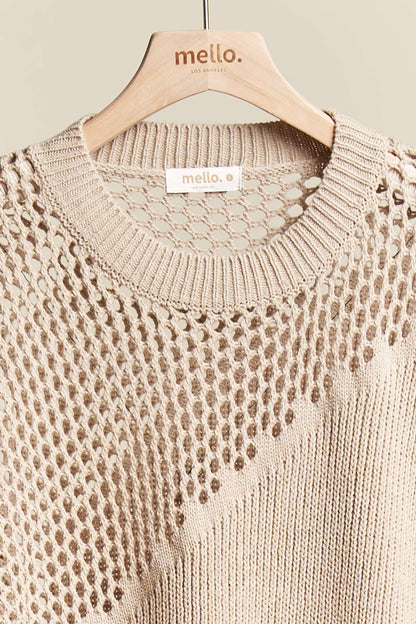 Mello. - Multi Texture Sweater