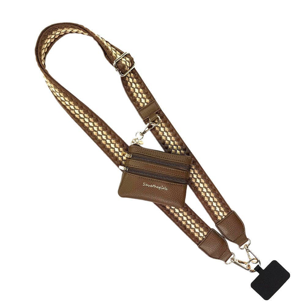 Save The Girls - Clip & Go Strap w/Zippered Pouch Fun Dots