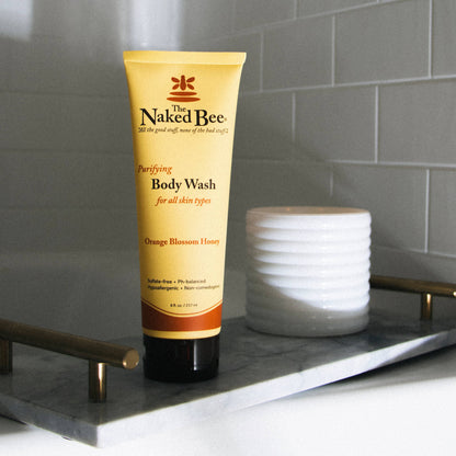 The Naked Bee - 8 oz Orange Blossom Honey Velvety Smooth Body Wash