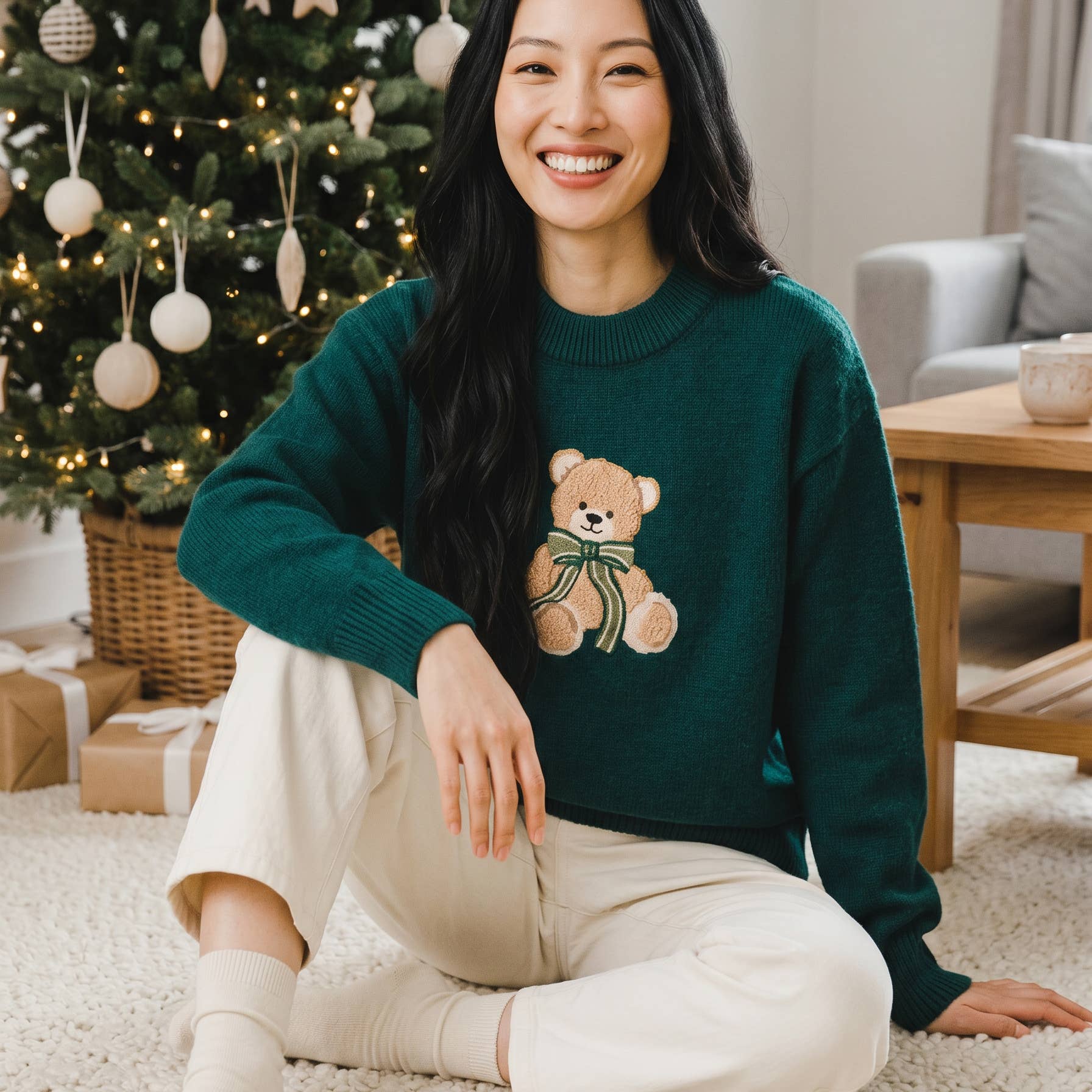 The Darling Effect - Classic Sweater-Teddy Bear Theo