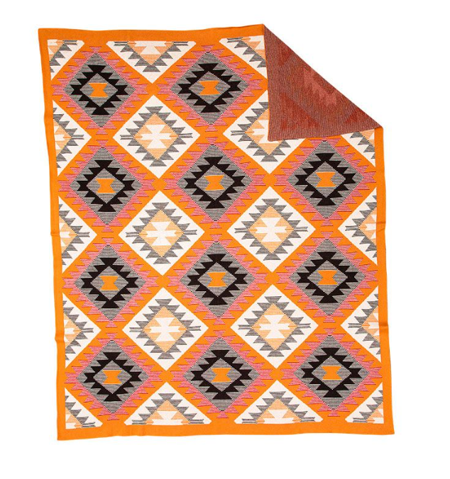 Effortless Spread Aztec Throw