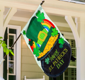 End of the Rainbow Applique Flag