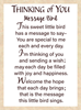 Thinking of You Message Bird